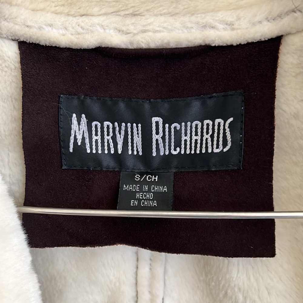 Suede zippered coat - Picture 3 of 10